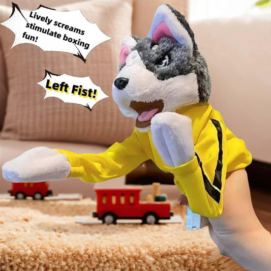 Kung Fu Husky, Punching Puppet, Dog Hand Puppet