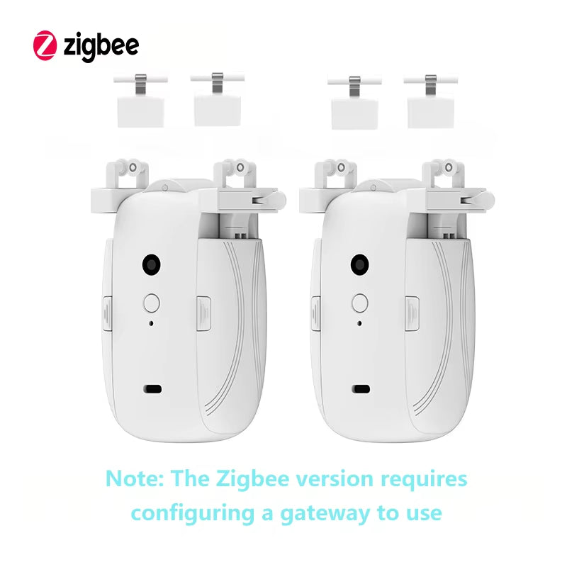 Automatic Curtain Opener Zigbee Roman Rod Rail and for U Shaped I Shaped Rail Smart Automatic Electric Curtain Opener Robot