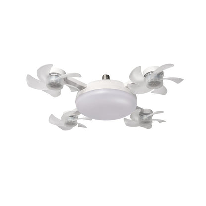 Foldable LED Fan Light with E27 screw socket