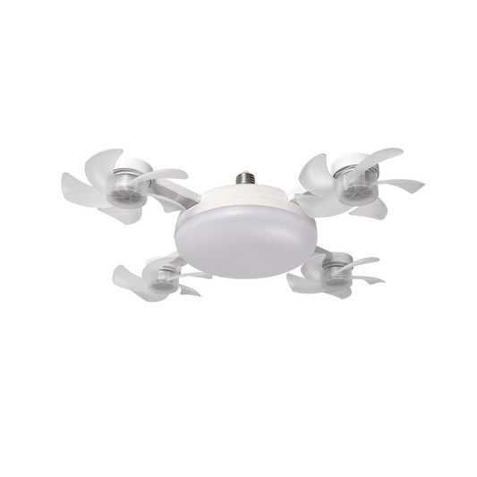 Foldable LED Fan Light with E27 screw socket