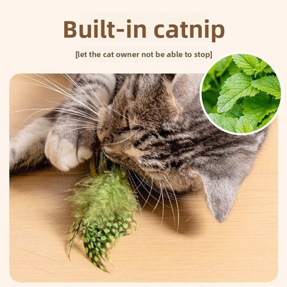 Automatic Chirping Bird Cat Toy