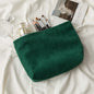 Handmade Corduroy Personalized Makeup Clutch Bag