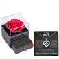 Heart Shape Diamond Birthstone Necklace