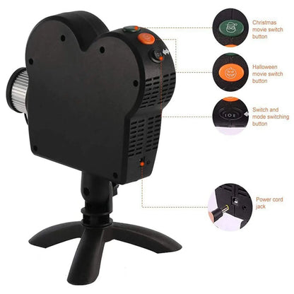 Halloween Projector Lights Scary Adjustable Creative Widely Used Halloween Projector Lamp for Halloween Christmas Outdoor Home D
