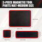Magnetic Tool Mat for Car Repair, Non-Slip Screw & Nut Organizer Tray