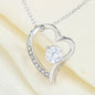 Women's Heart Pendant Clavicle Necklace